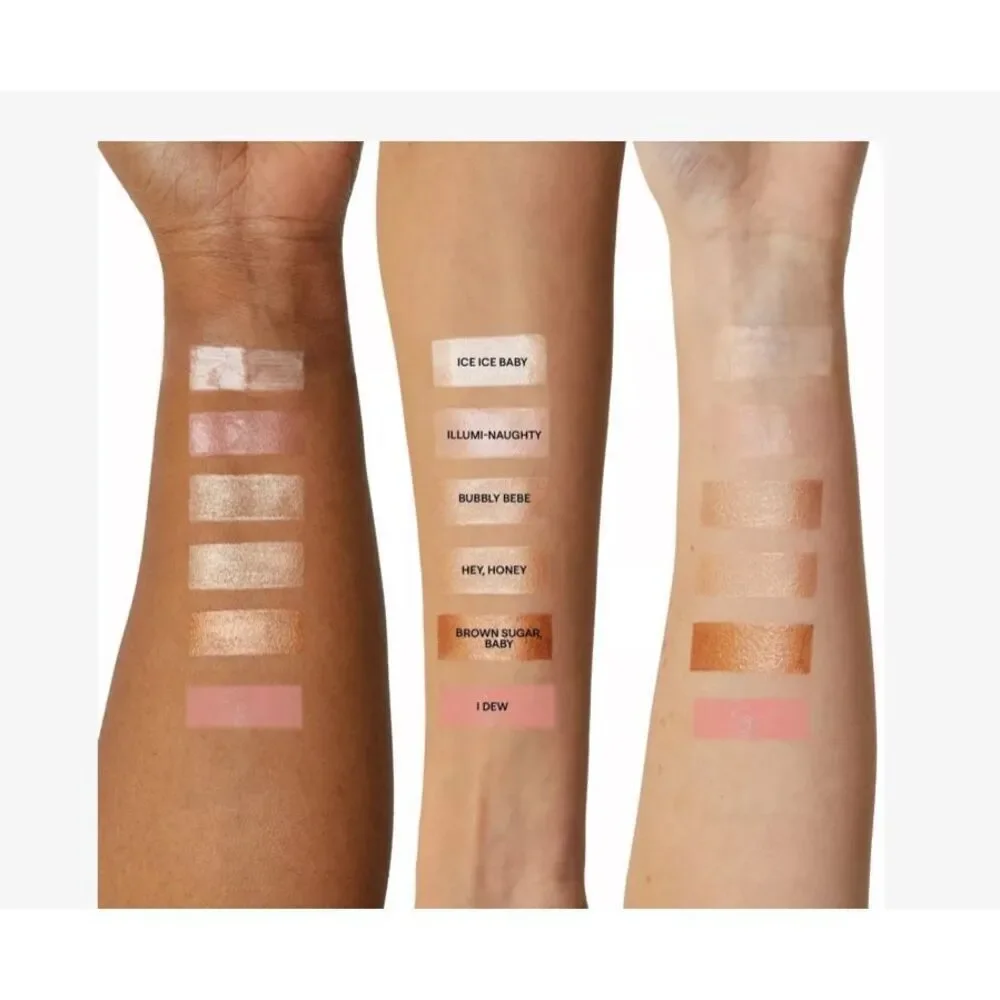 Nudestix Nudies Glow All Over Face Highlight Bubbly Bebe & Bronze Sunkissed Mini